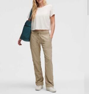 Lululemon Dance Studio Mid-Rise Pant in Sheer Oak Size 4